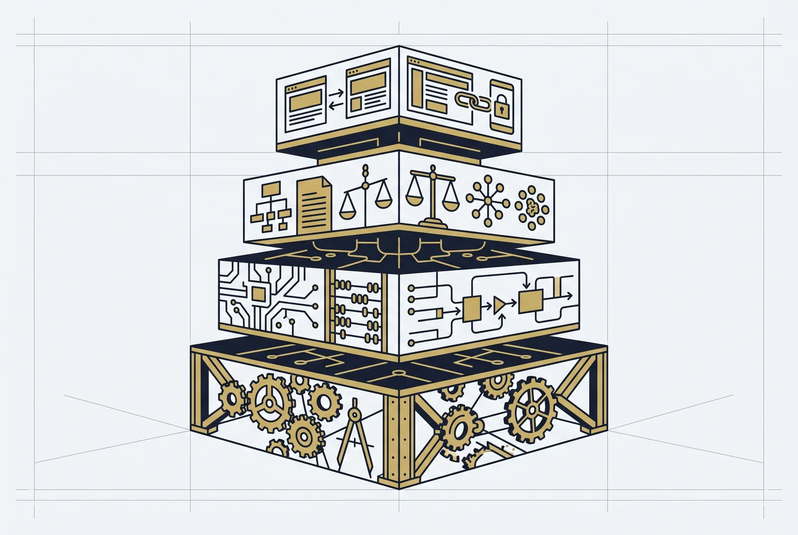 Connection, reconciliation, deterministic calculation, retrieval. Skip the middle two and your AI produces numbers no controller will sign off on. Here's why.
